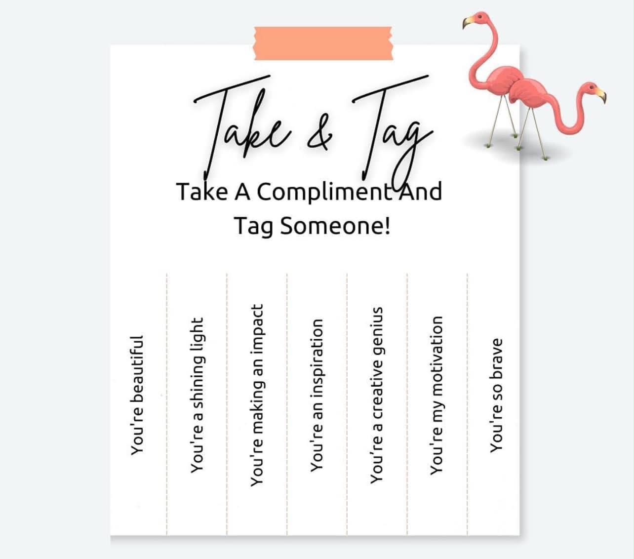 Tag a friend and bring some encouragement to them today! Compliment yourself - tell me which one you are taking ⬇️ #complimentyourself #mondaymotivation #tagsomeone